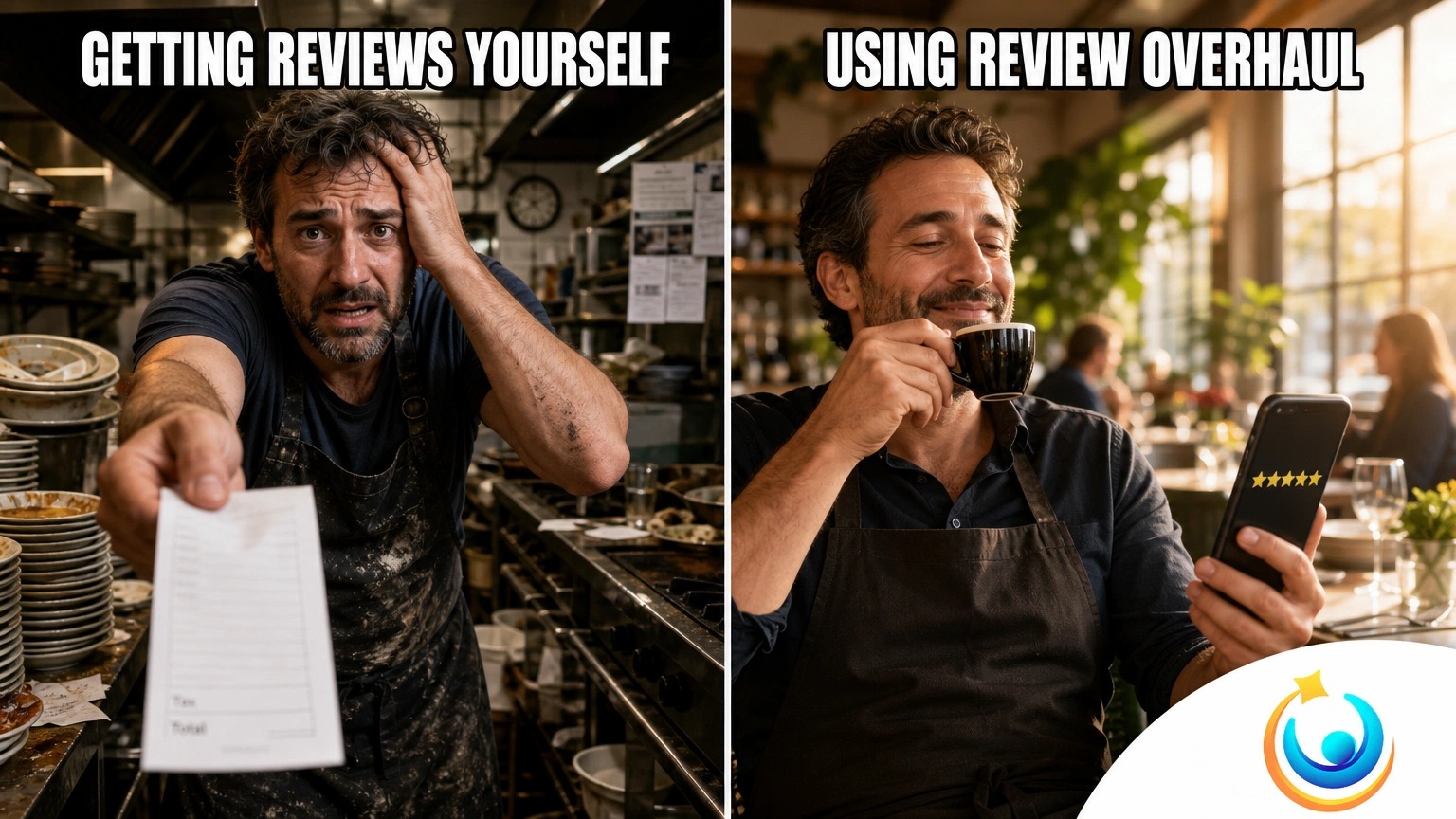 Restaurant Review Generation Service Restaurant collecting more Google reviews from happy diners